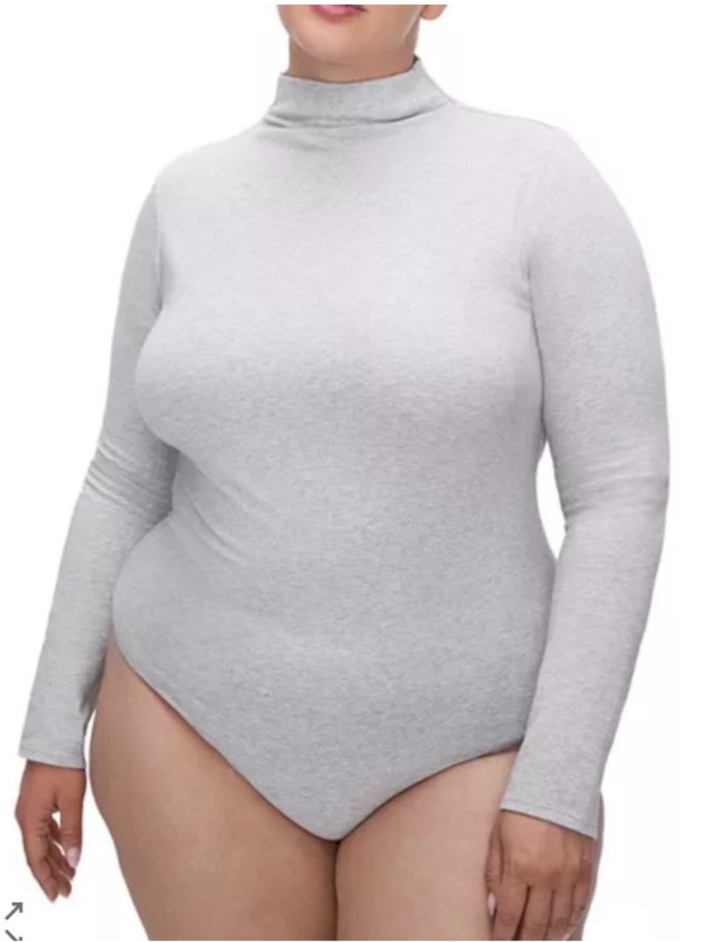 Good American super stretch funnel bodysuit in gray size 3XL